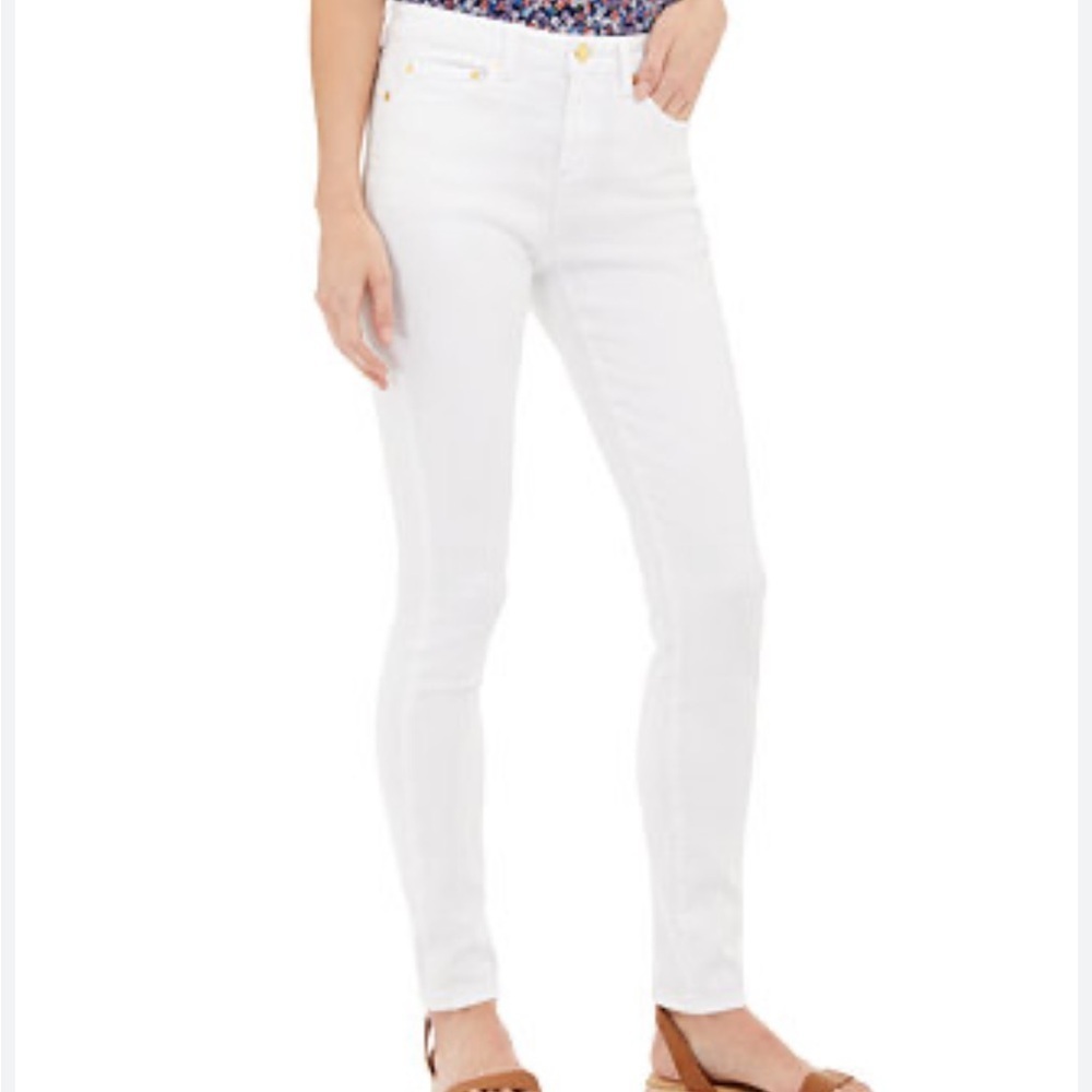 Michael Kors White High Rise Jeans